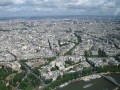 Paris View from atop the Eiffel Tower.