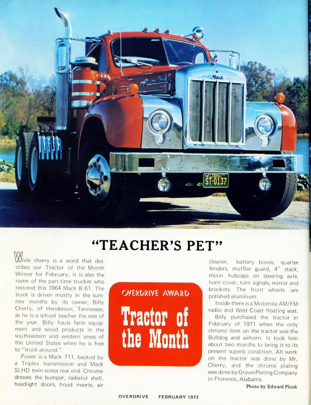 Photo February Tractor Of The Month Overdrive Magazine