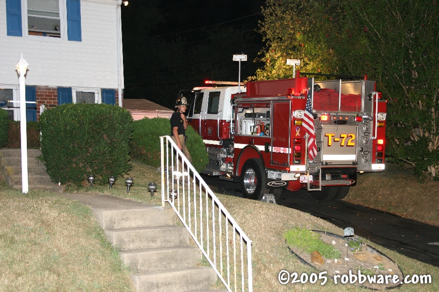 Aston - Brush Fire - 09/22/2005