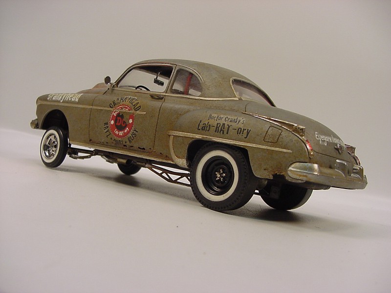 OK well here it is first started with a left over Revell 50 Olds kit added ...