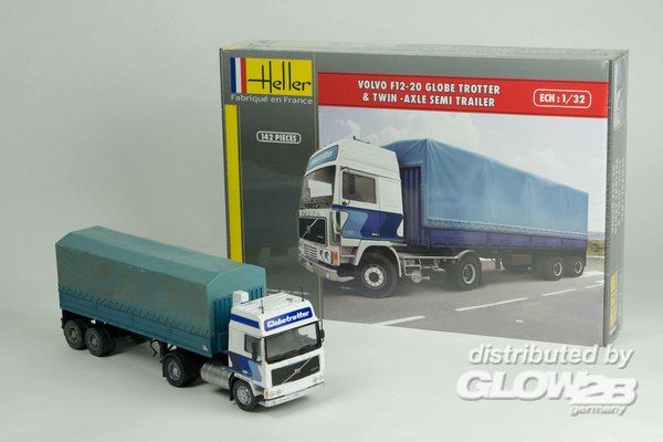 Wholesale Heller: 1:32 F12-20 Globetrotter & Container Semi