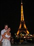 Us at Eiffel Tower at Night