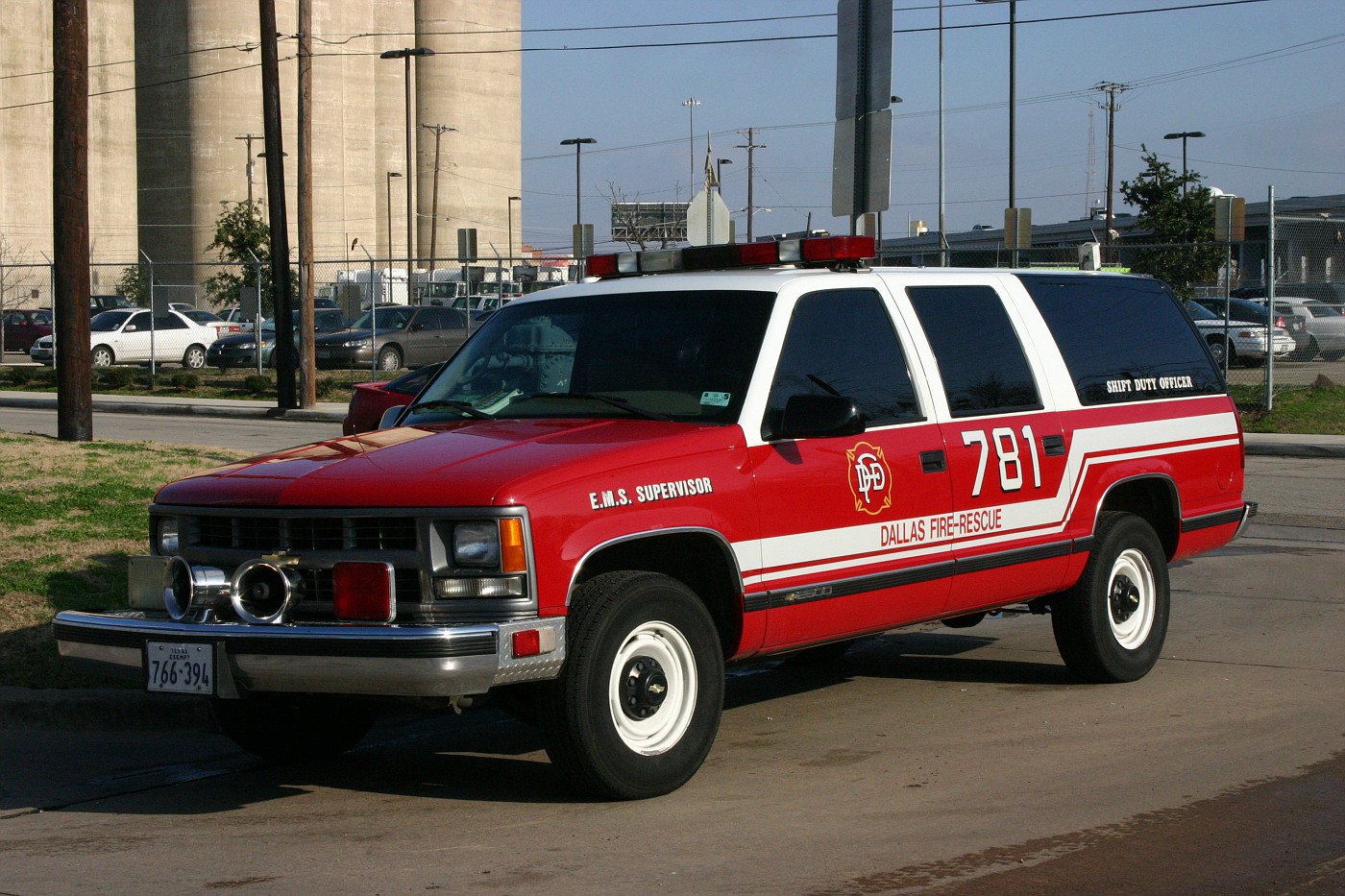 Photo EMS Supervisor Dallas Fire Department album copcar dot com