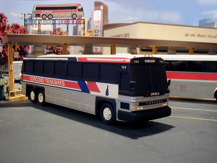 Photo Concord Trailways Concord N H 104 TRAILWAYS SYSTEM BUS 