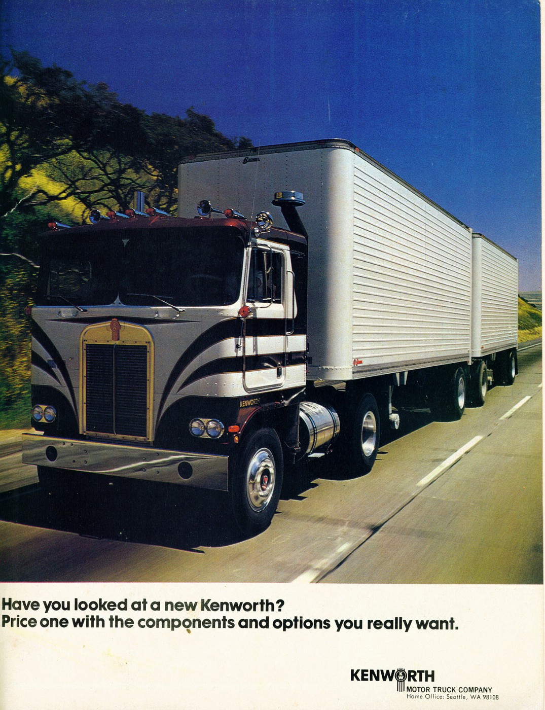 Photo: July 1973 Kenworth COE Ad | 07 Overdrive Magazine July 1973 ...