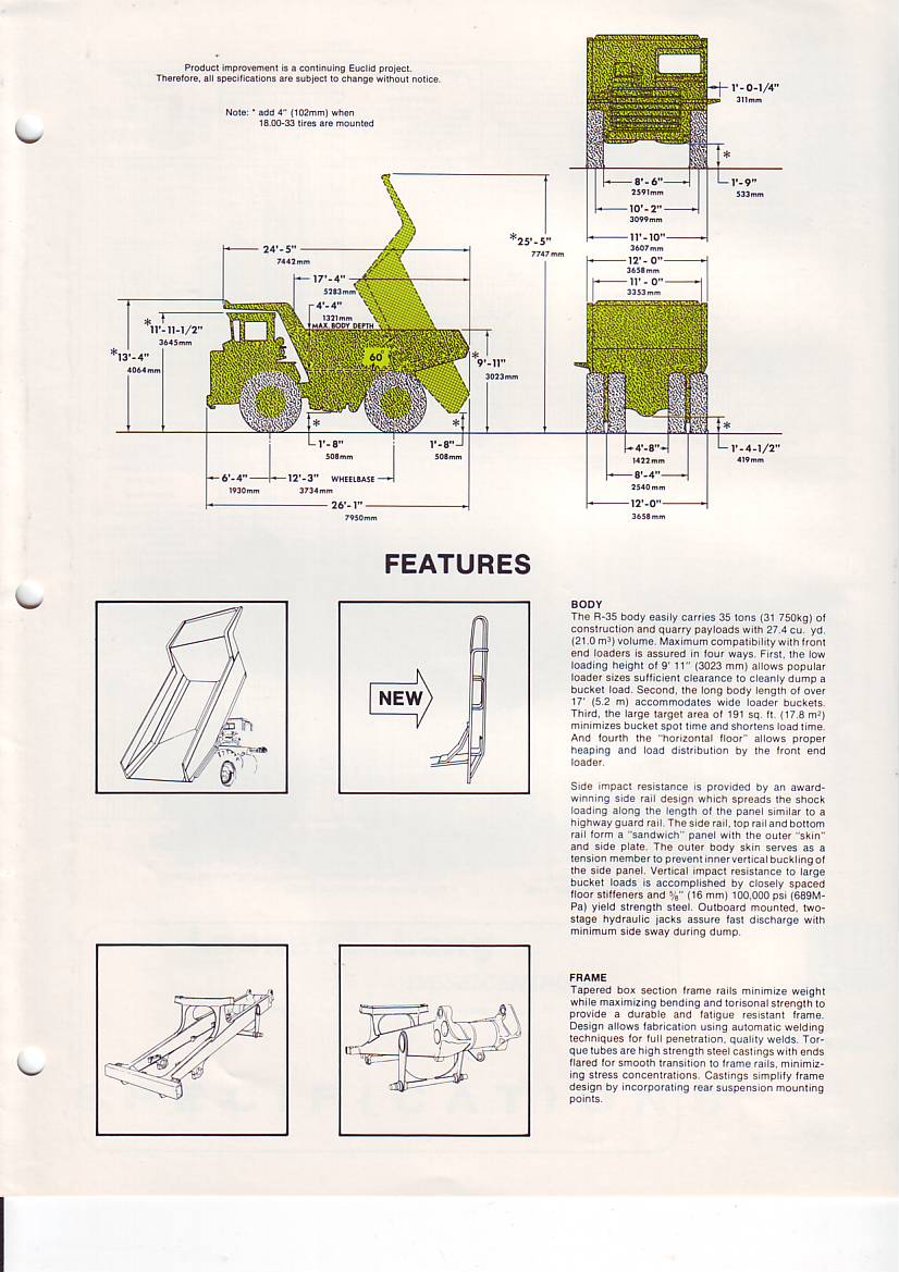 Euclid R-35 Rear Dumper album | Dutch Model Truck Club | Fotki.com ...