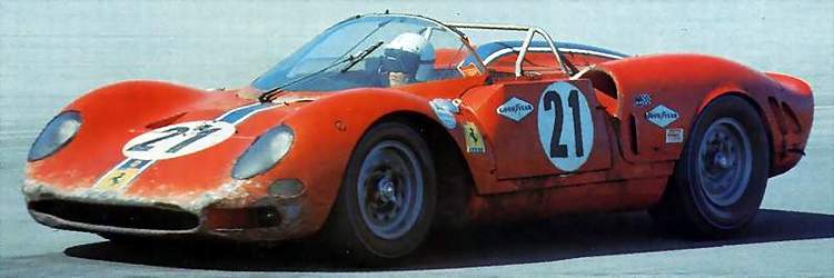 Photo Ferrari 365 P2 3 21 Finsihed 4th 1966 24 Hours Of Daytona Ferrari 365 P2 3 21 Finsihed 4th