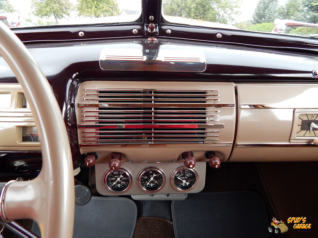 Photo: 1940 Ford Woody Deluxe red body interior dash | 1940 - 1948 Ford ...