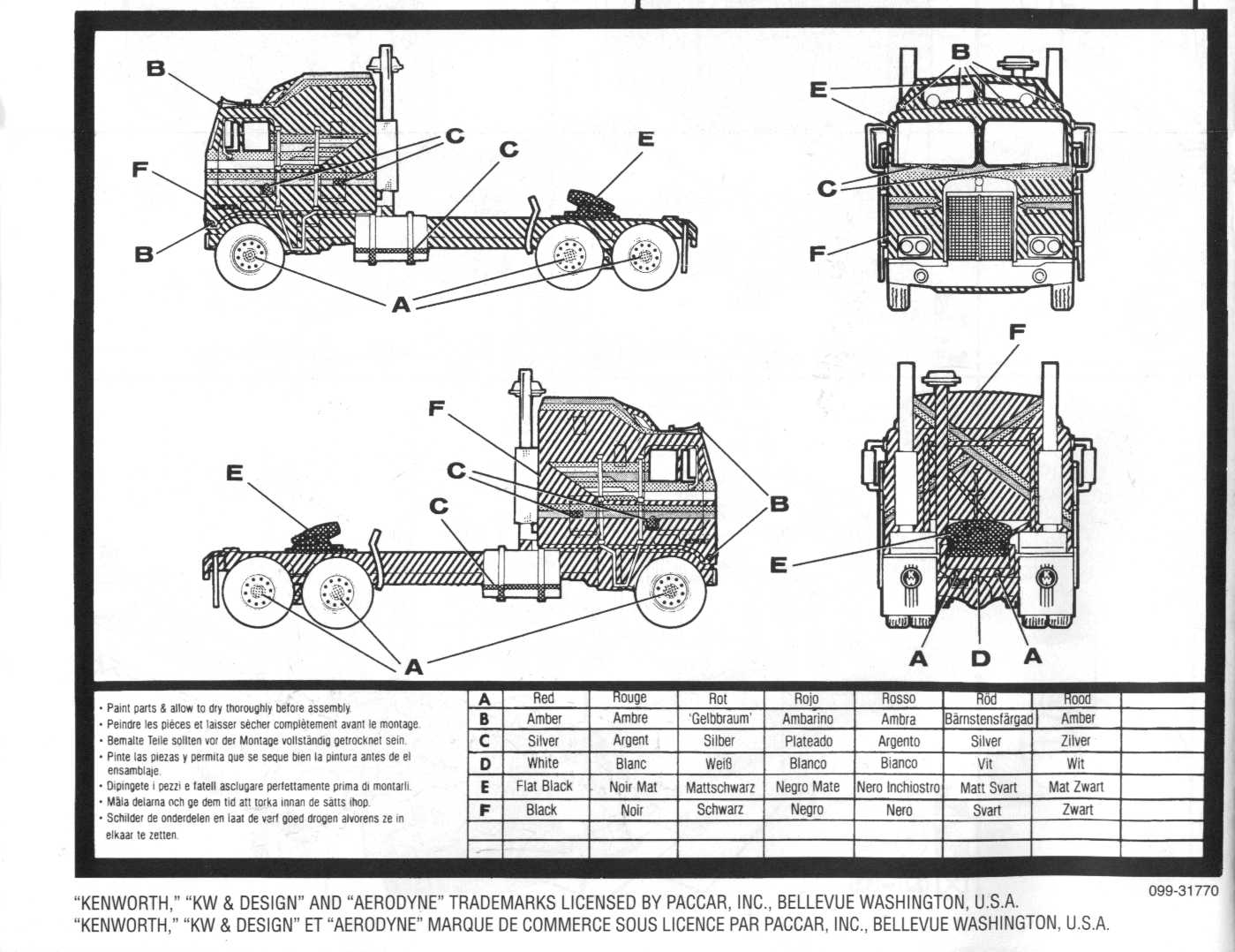 31770 Kenworth Aerodyne COE AMT-Ertl 1-25 album | Dutch Model Truck ...