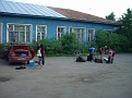 Startvorbereitung am Sportheim Vologda