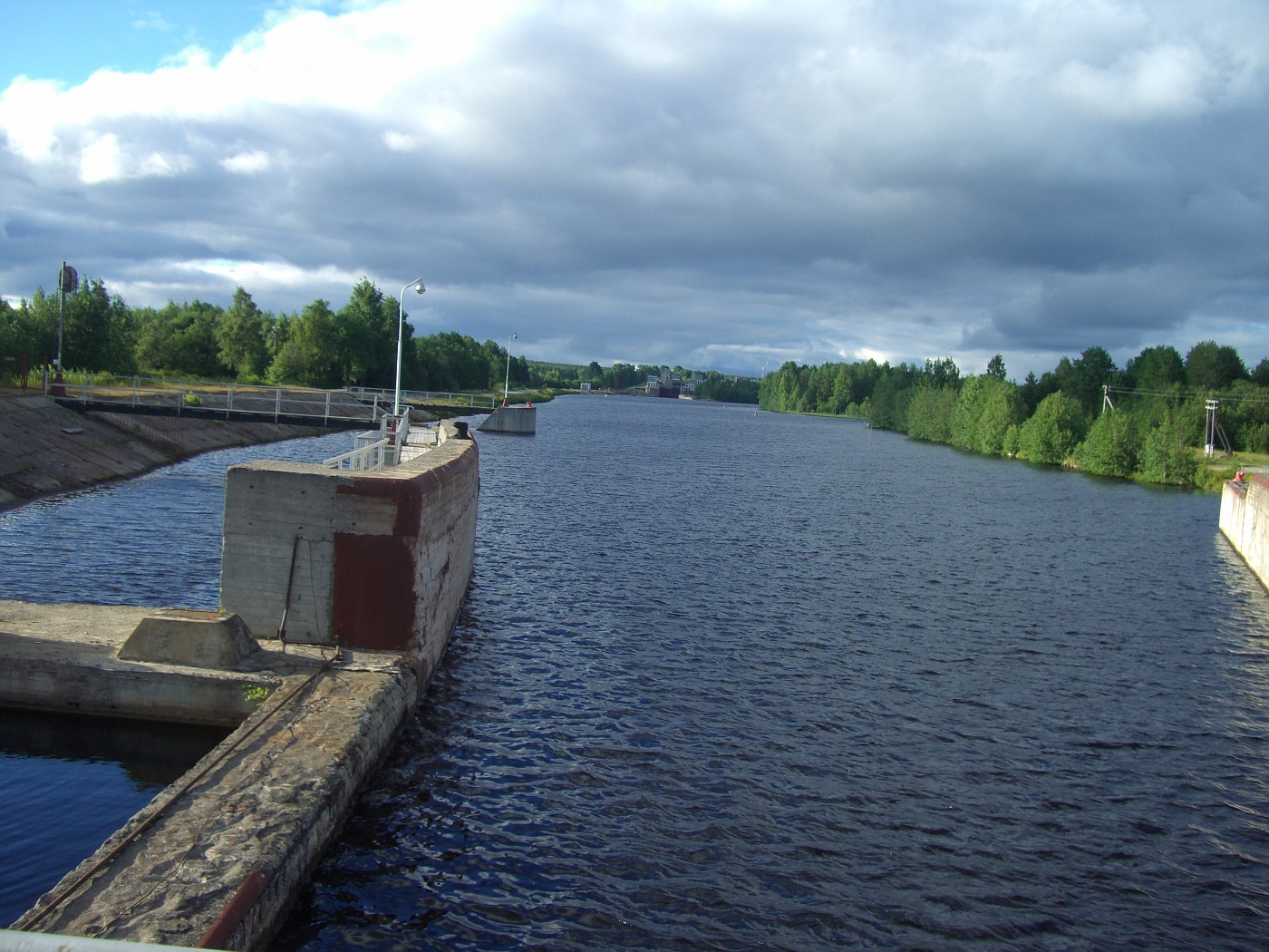 Schleusenanlage am Belomor-Baltik-Kanal