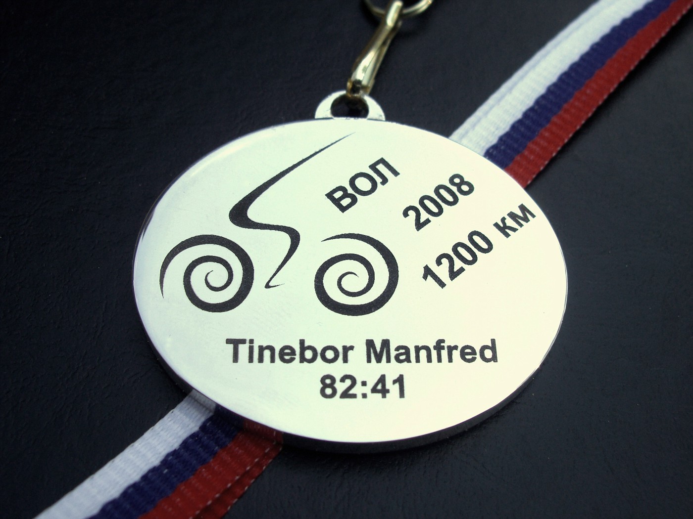 Manfred's medal, backside