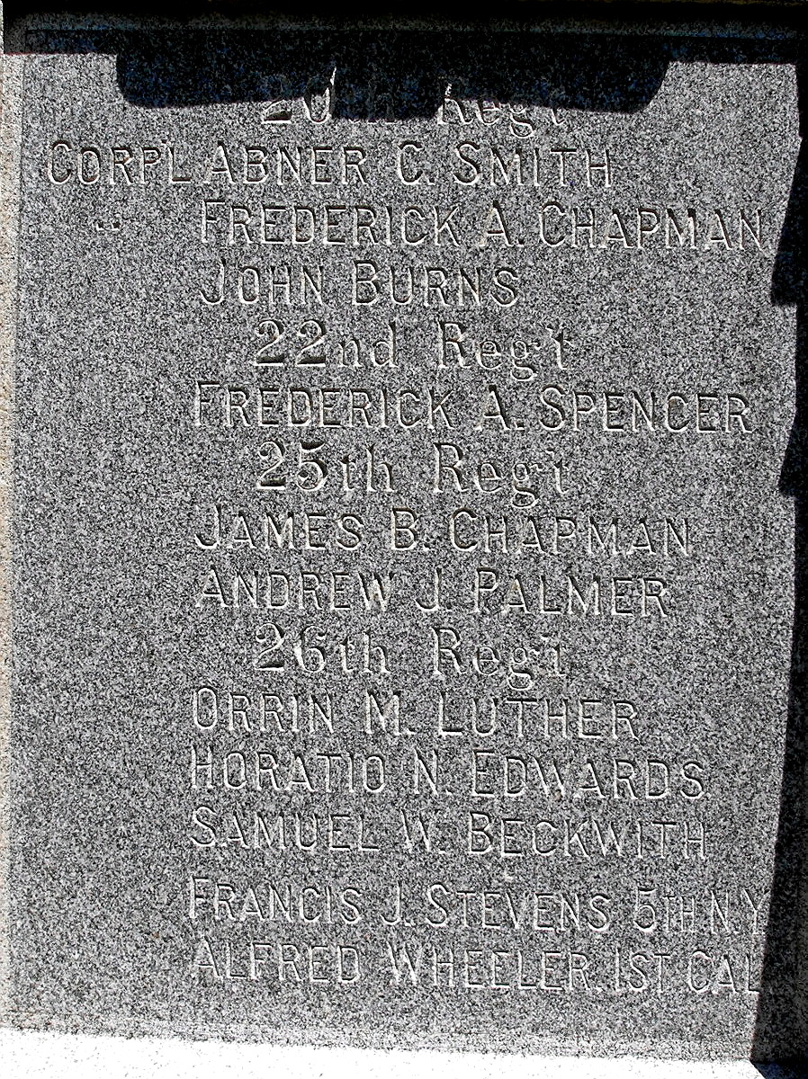 Photo MOODUS CIVIL WAR MEMORIAL 04 EAST HADDAM MOODUS, CT