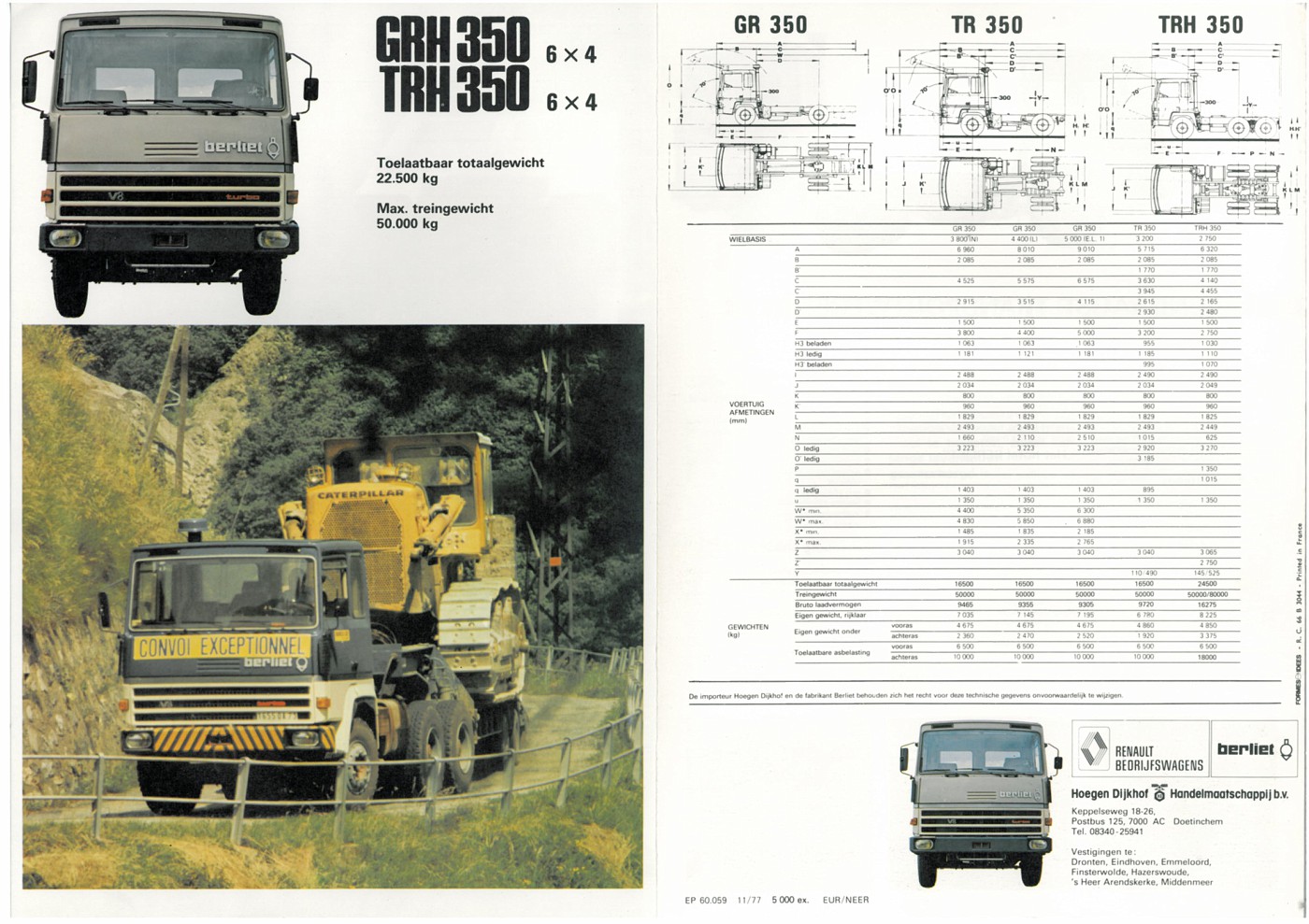Photo S25C409110614500 0004 Berliet GRTR 350 4x2 1977 album