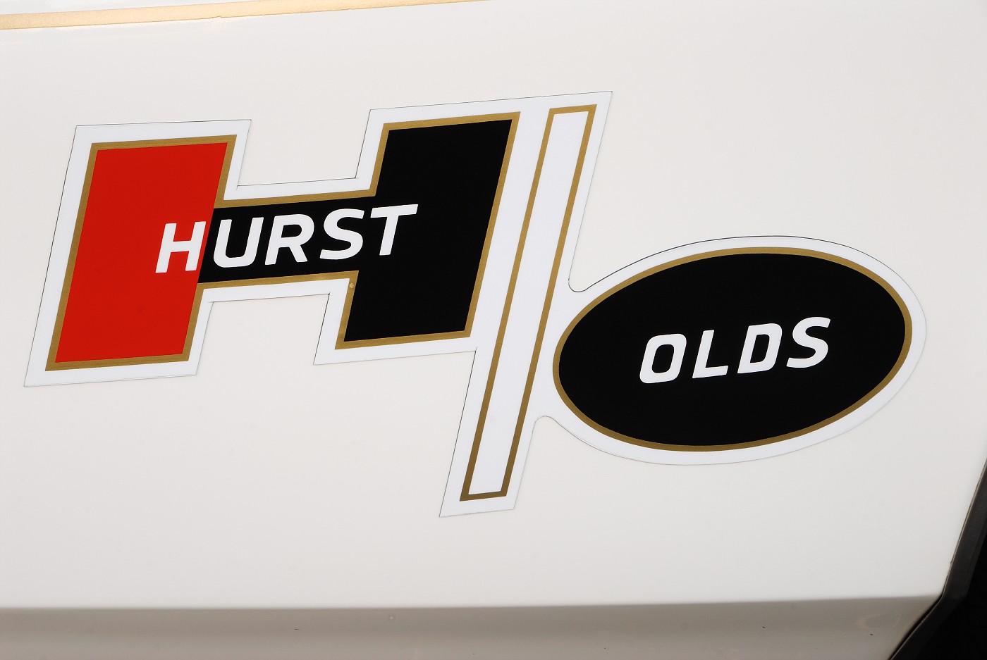 Photo: 06 1975 Hurst Oldsmobile Cutlass rear quarter panel decal view ...