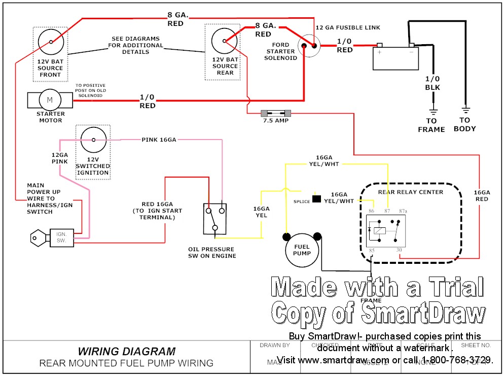 Photo: REAR MOUNTED FUEL PUMP WIRING-SHT 1 | BAD AST WIRING DIAGRAMS ...