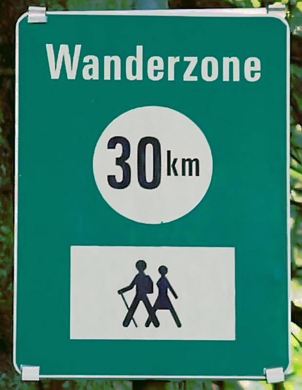 Richtgeschwindigkeit für Wanderer?