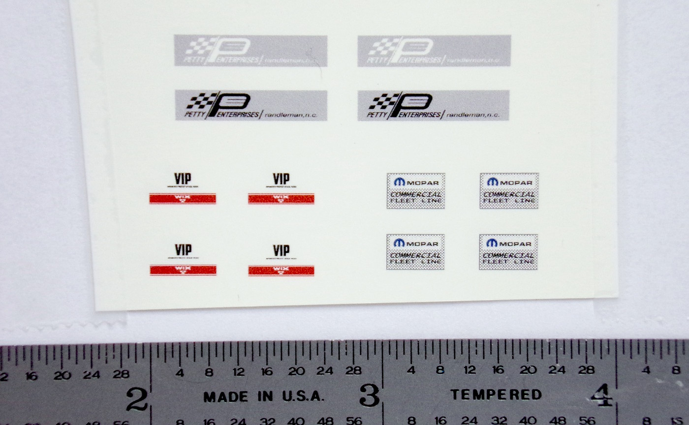 100 - Engine Compartment Decals