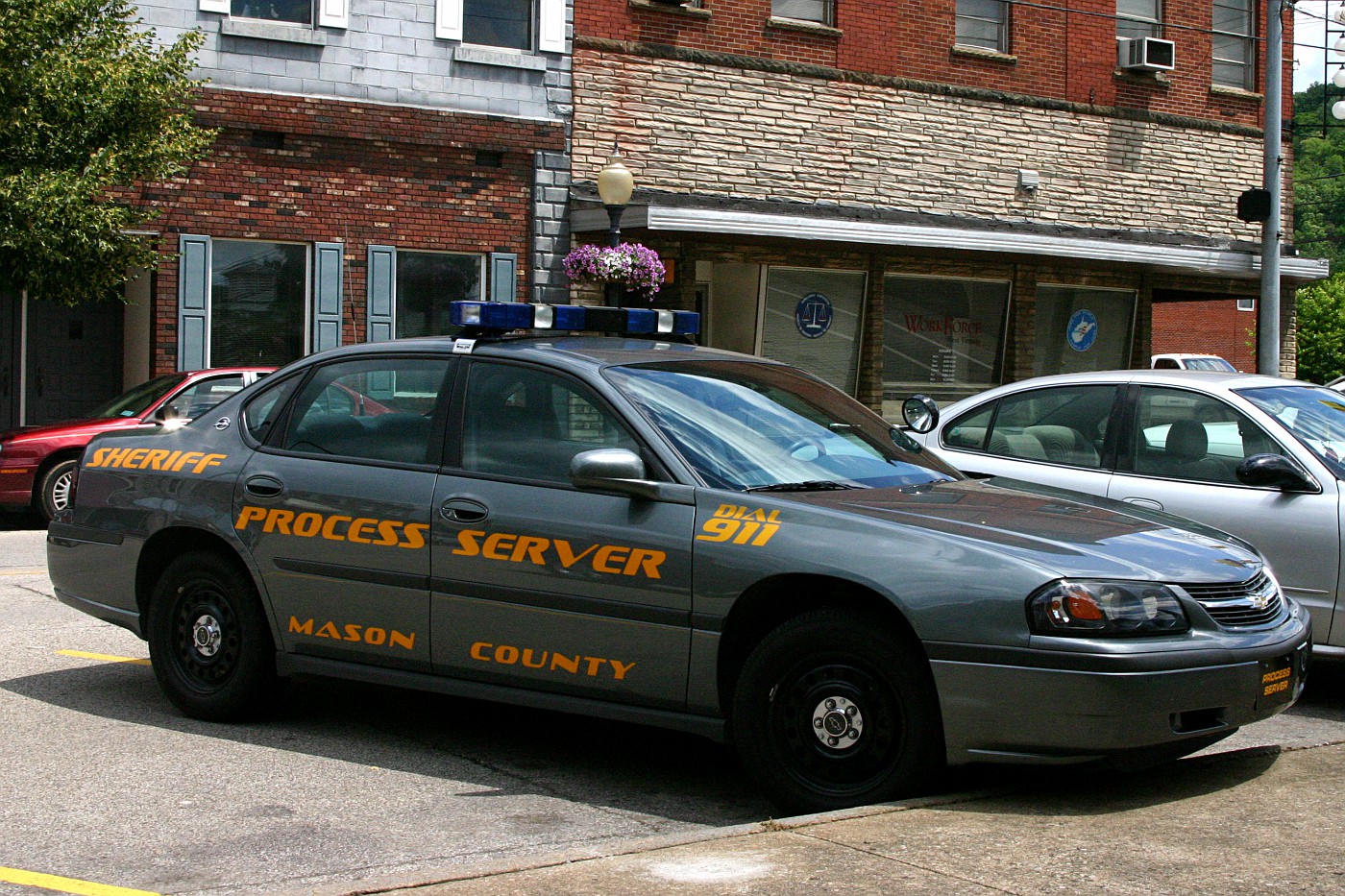 Photo WV Mason Co. Sheriff Miscellaneous States album copcar dot