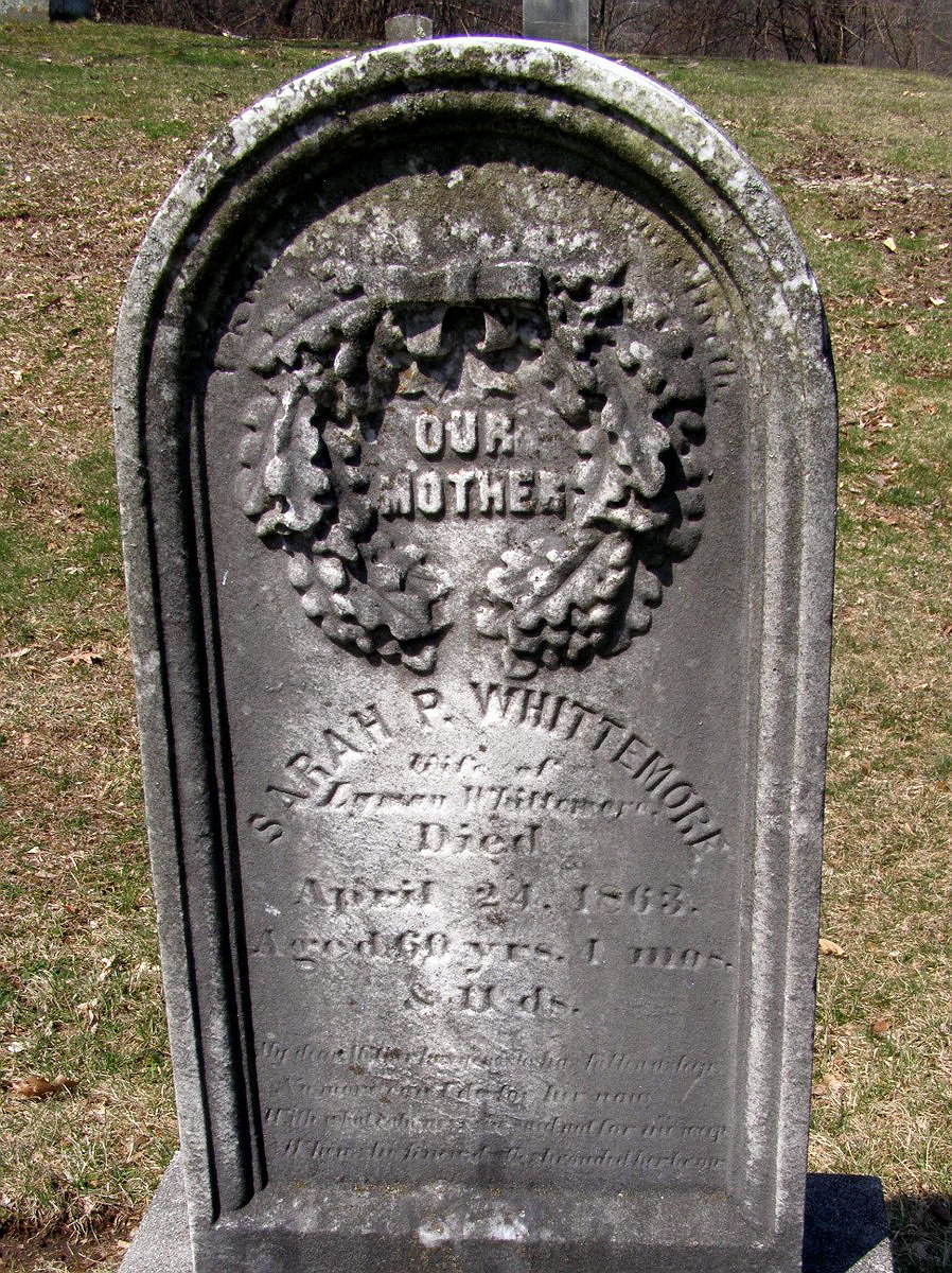 Photo N GROSVENORDALE MAIN STREET CEMETERY WHITTEMORE THOMPSON