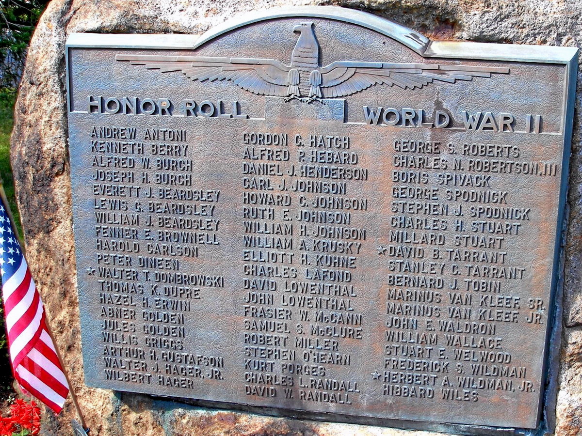 Photo: BRIDGEWATER - WW2 MEMORIAL | BRIDGEWATER, CT album | Jerry ...