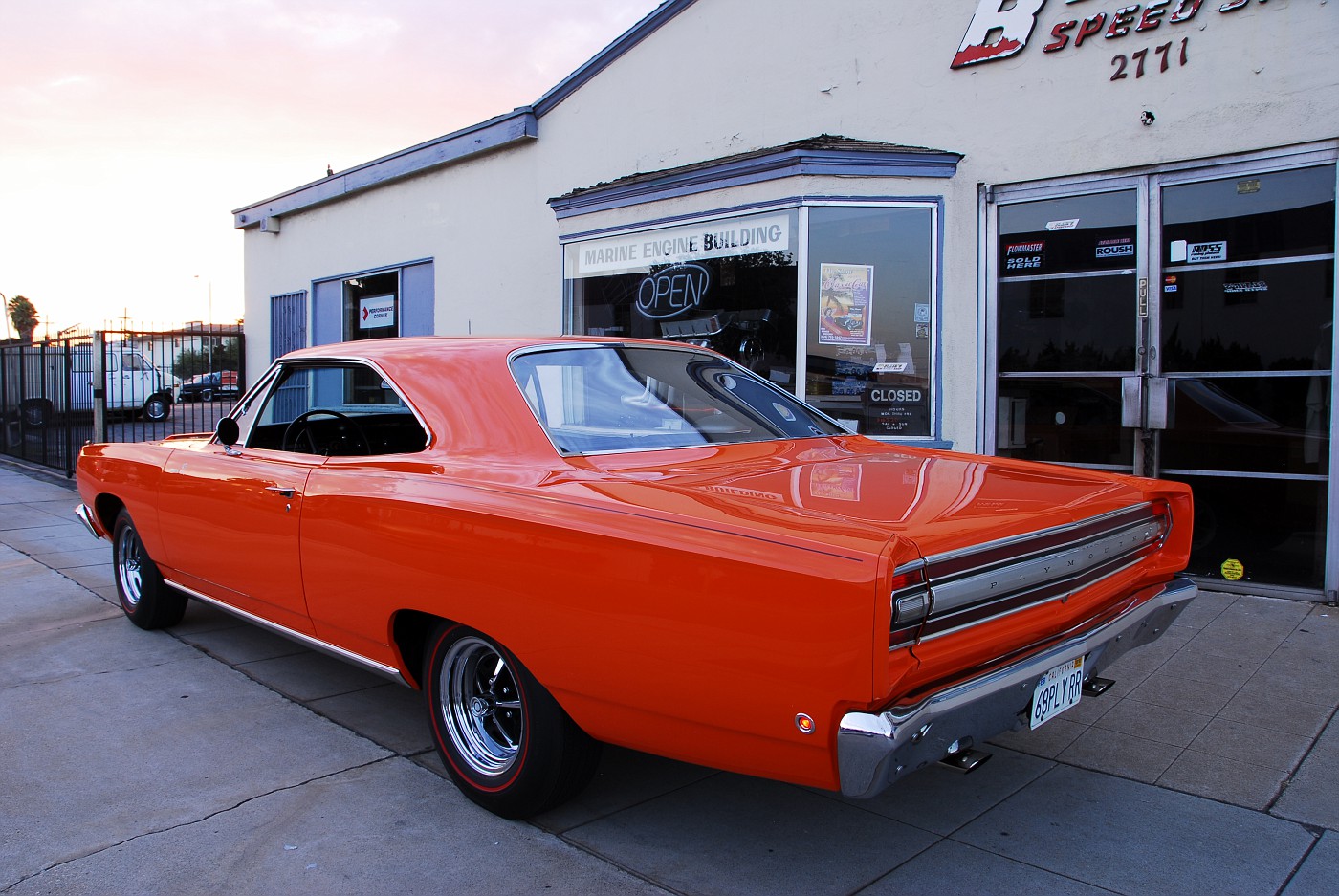 Photo: 08 1968 Plymouth Road Runner rear three quarter view static ...
