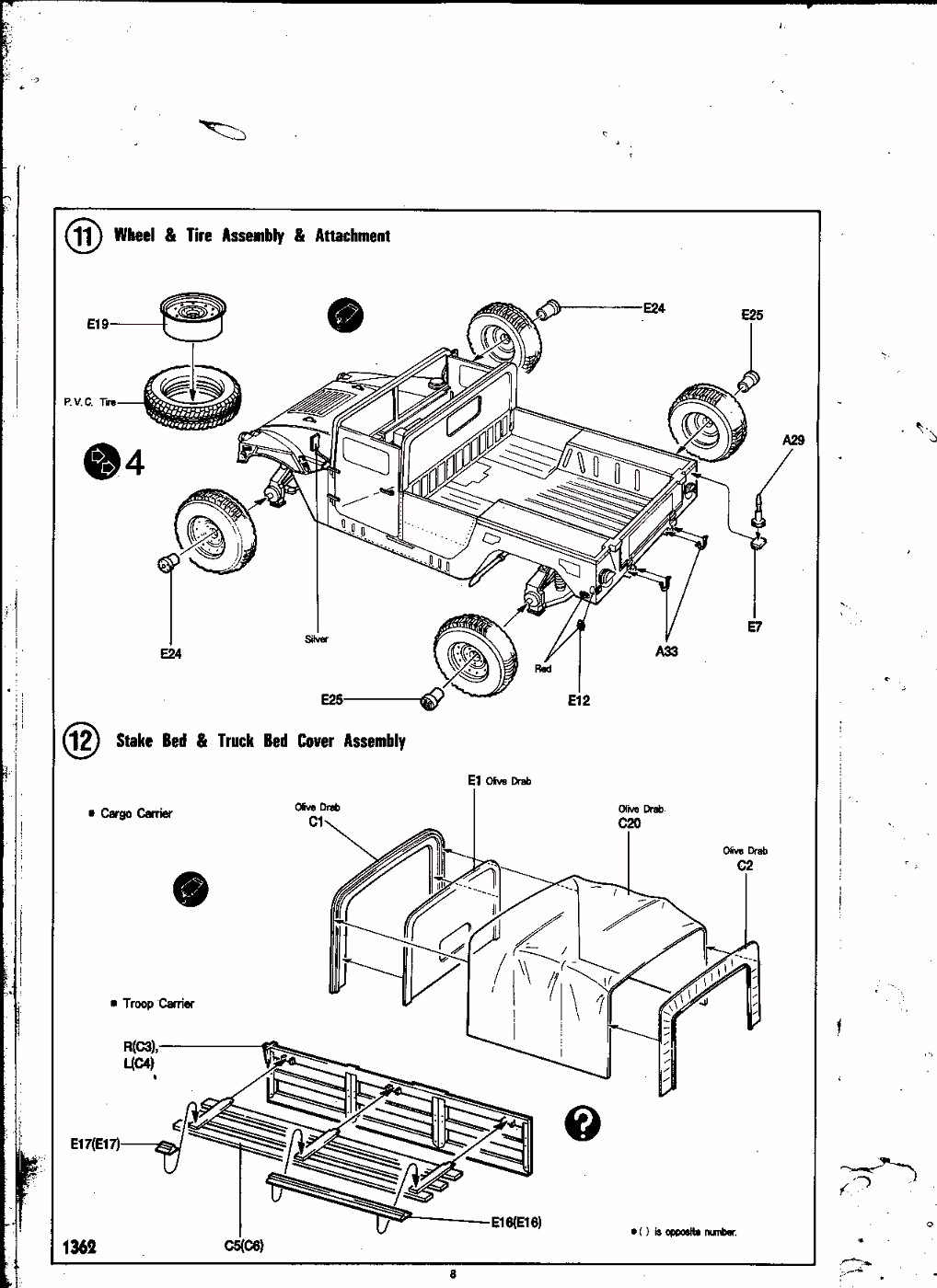 Photo Academy 1362 H ACADEMY M998 CargoTroop Carrier album DRASTIC PLASTICS MODEL CAR CLUB
