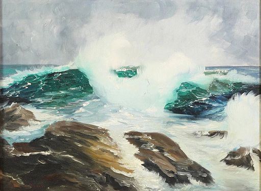 Untitled [Crashing Waves] (undated)
