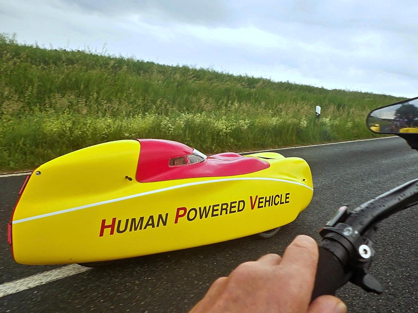 Human Powered Vehicle en route