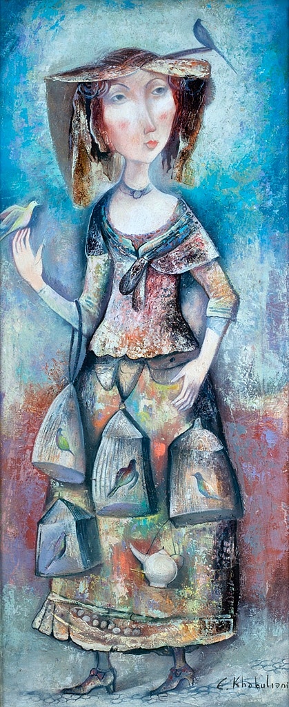Картины эмзар хабулиани
