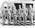 4-Col. Albert J. Fern, 3rd from left, and his crew, just before he returned back to the States.