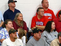 619 - Nancy Sexton and Ricky Lawson at a Basketball game.