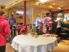 Anmeldung im Café Schnieders