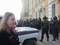 Взяли под охрану вход в ОВД