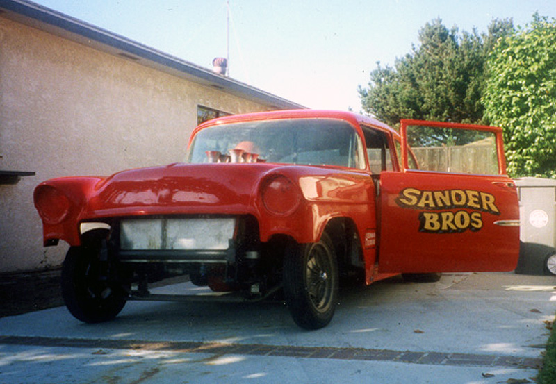 Photo glass 55 front end Tri Five 55 56 57 Chevy Gassers album