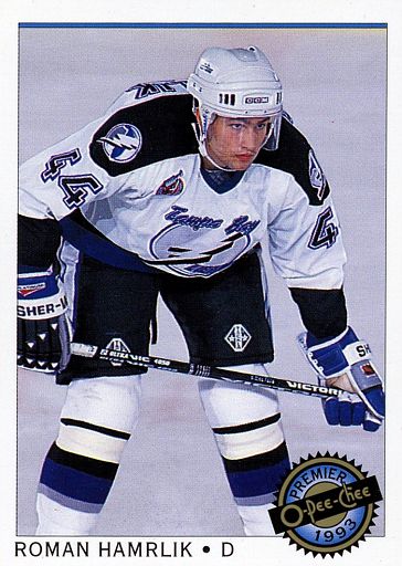 2005-06 Roman Hamrlik Game Worn Calgary Flames Jersey. Hockey, Lot  #82240