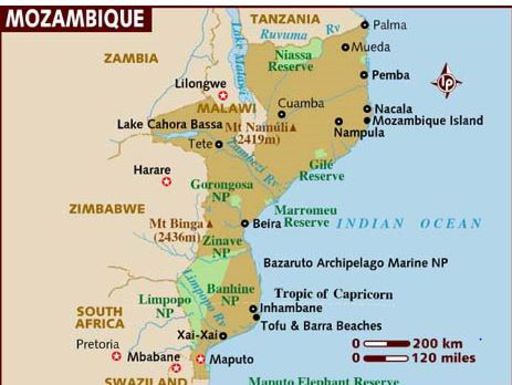 001 - mozambique map