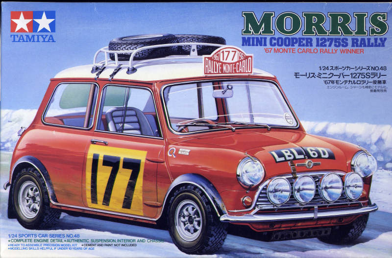 Photo: 1967 Morris Mini Cooper Box 1 | TAMIYA Morris Mini
