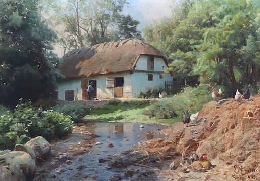 Summer at a River by a Farm (1931)