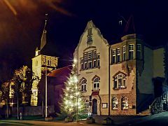 Kirche und Rathaus Barntrup