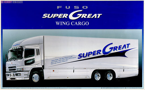 021422 Mitsubishi Fuso Super Great Wing Cargo 1-32 album | Dutch
