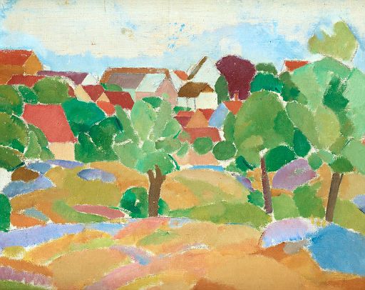 Summer Landscape, Svaneke (1918)
