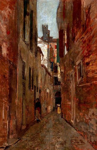 Street Scene in Venice (undated)