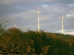 Windkraftwerke auf dem Piesberg