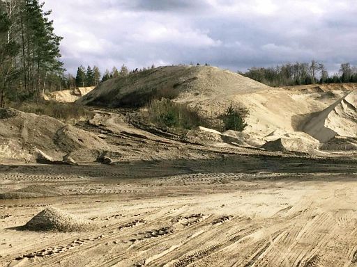 Sand- und Kiesabbau