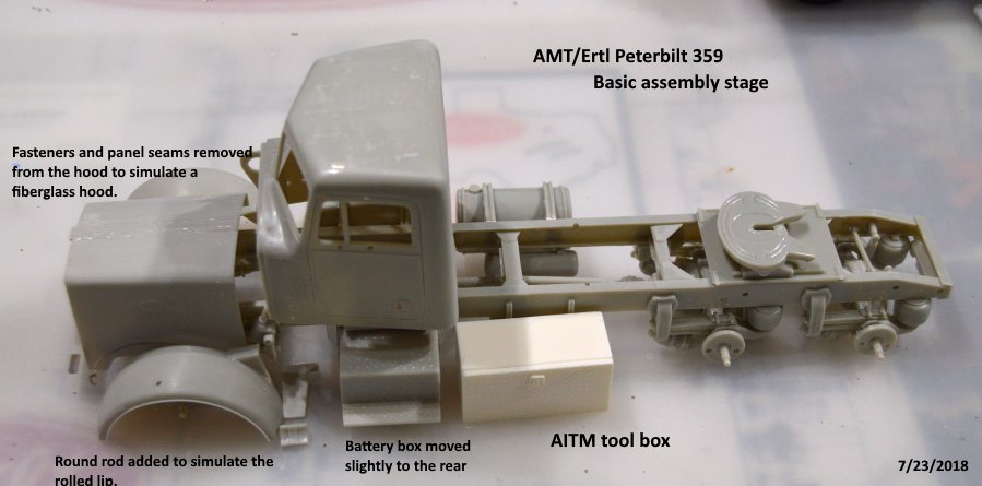 Photo: DSC 5650 AMT Ertl 359 basic assy 7 23 18 | What's on the bench ...
