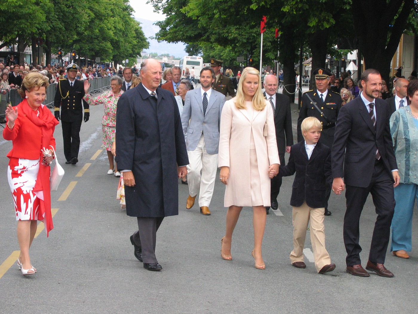 Die norwegische Königsfamilie