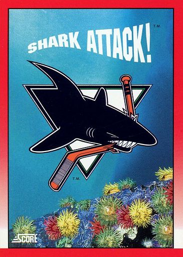 Vintage San Jose Sharks Blank NHL Jersey by Ravens Clarence
