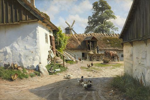 Farm Interior from Blaabæk Watermill (1921)