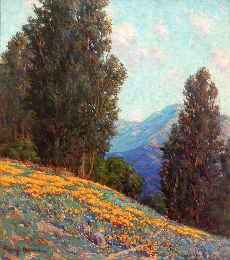 Landscape with Lupine and Poppies (undated)